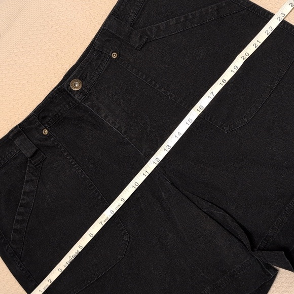 Faded Glory Stretch Women's Black Denim Shorts - Picture 8 of 9